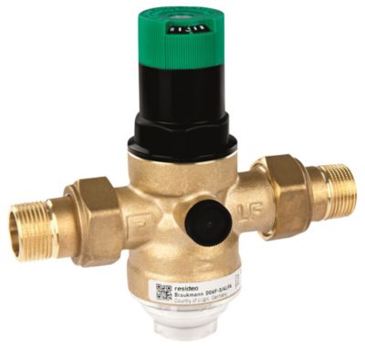 Resideo Braukmann trykreduktionsventil 1/2". DN15. Nippel-nippel til vand