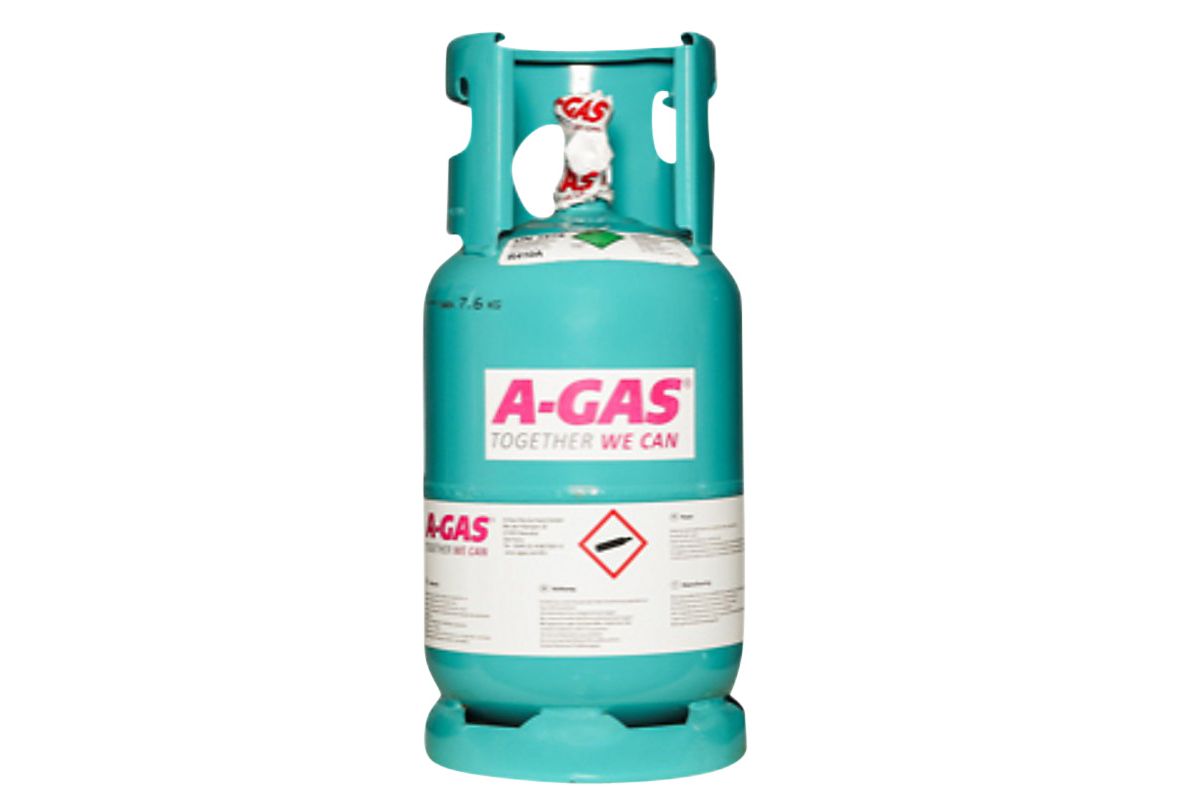 A-Gas R407C, 12,5 l, 12 kg, HFC, ODP 0, GWP 1774, UN 3340 - Brødrene Dahl