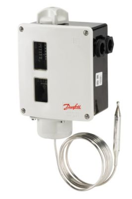 Danfoss RT101 termostat, 25-90°C, Auto, 2m
