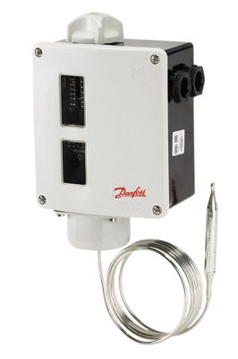 Danfoss RT101 termostat, 25-90°C, Auto, 3m