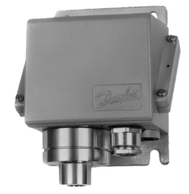 Danfoss KPS45 pressostat, 4-40 bar, Auto. 1/4, IP67, SPDT guld, 2,2-11