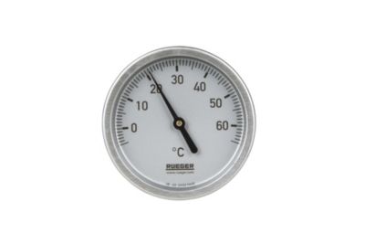 Rüeger TCH termometer 100x100 mm. 0-60°C