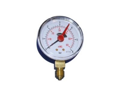 Manometer 63 mm 6 Bar