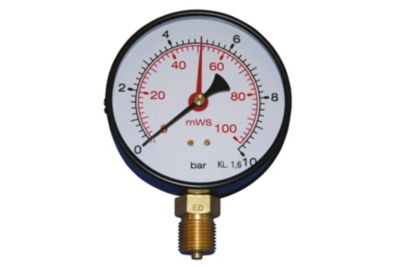 Manometer 100 mm 10 Bar