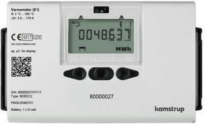 Kamstrup MULTICAL603 1,5 m3/h