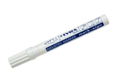 Industri marker 3mm hvid