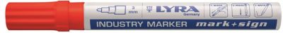 Industri marker 3mm rød