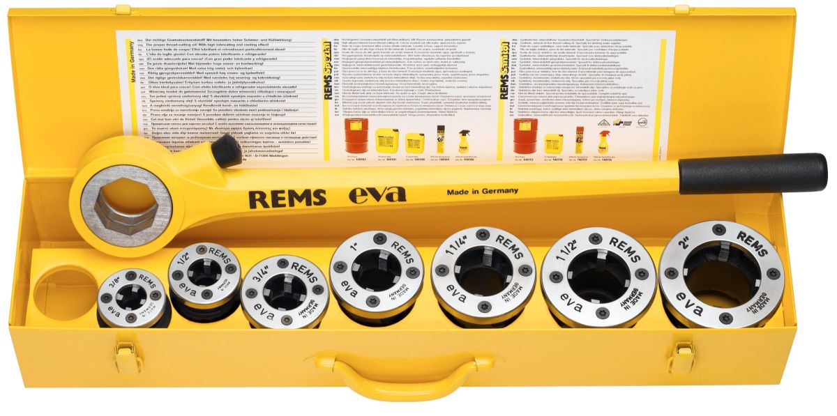 REMS Håndklup sæt R 3/8 - 1 1/4
