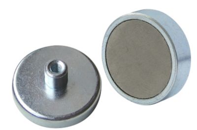 Pottemagnet Ø50x10,0mm M6