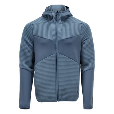 Mascot Customized Fleece hættetrøje str. M stenblå 22603-681-85
