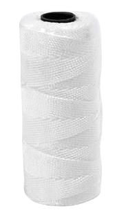Mursnor nylon 6/8 hvid 1,2 mm - rulle a 120 meter