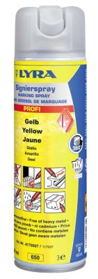 Lyra Markeringsspray Gul - 500 ml