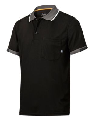 Polo-shirt 37.5 sort, str.2XL