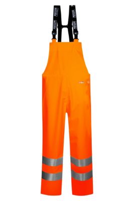 Lyngsøe regnoveralls i PU kvalitet, str. S. Hi-Vis Orange