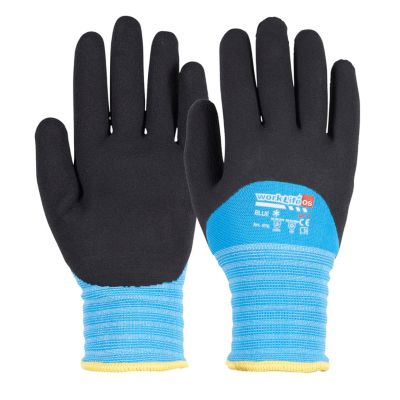 OS BLUE vinterhandske af polyester med akrylfor. Str. 11