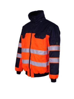 Mascot Pilotjakke Livigno str. 2XL Mascot safe pilotjakke Flou.orange/marine