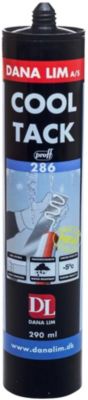 Dana Lim Cool Tack 286 Sort Monteringslim til de fleste materialer. Kan bruges til -5C. - 290 ml