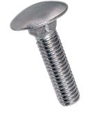 Bossard bræddebolt M6x80 DIN 603. Uden møtrik. Rustfri A2 100 stk