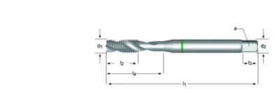 Dormer Grön Shark E473M4 Hsco Sprialtap DinM4