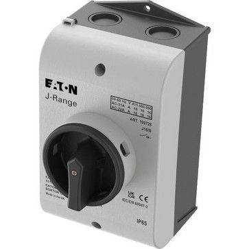 Eaton Sikkerhedsafbryder 20A 3p+n Kapslet Ip65 Sort Hån.