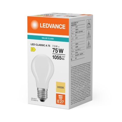LEDVANCE LED Standard value mat 1055lm 10W/830 (75W) E27