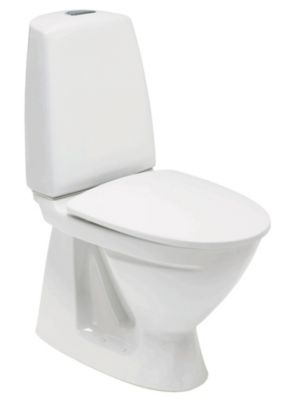 Ifö Sign toilet model 6860 med skjult S-lås. Uden klosettilslutning