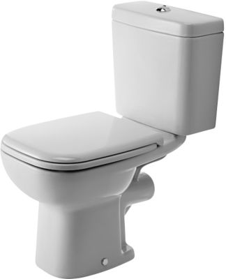 Duravit D-Code toilet med p-lås. Uden cisterne & sæde