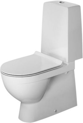 Duravit DuraStyle Nordisk toilet, åben skylle-rand, Wondergliss ...