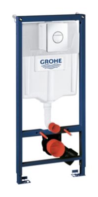 GROHE Rapid SL 3 in1 indbygningscisterne 3-6 L. Med Nova Cosmopolitan trykplade krom