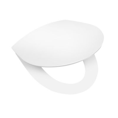 Ifö Spira Art toiletsæde med softclose og quick release. Hvid