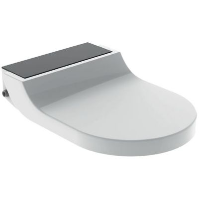GEBERIT Aquaclean Tuma Comfort toiletsæde. Softclose. Sort-Glas