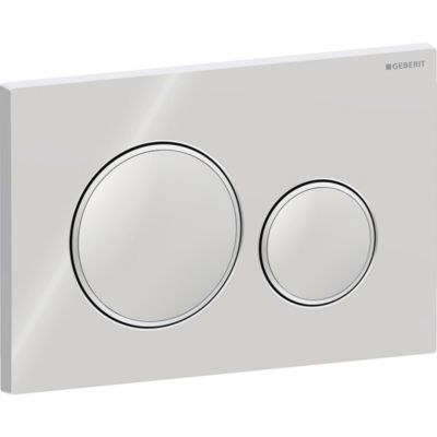 GEBERIT SIGMA20 betjeningsplade krom-mat krom-krom