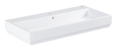 GROHE Cube Ceramic Håndvask til bordmontering 1000 mm. Pureguard glasering