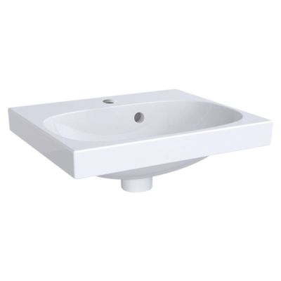 GEBERIT Acanto håndvask 450x168x382mm til møbel/bolt hvid