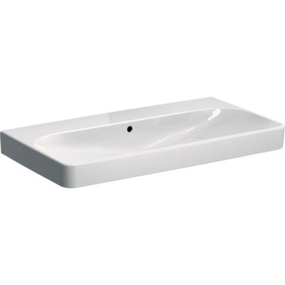GEBERIT Smyle håndvask 900x165x480mm til møbel/bolt hvid