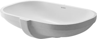 Duravit D-code håndvask, 495x290 mm, underlimning