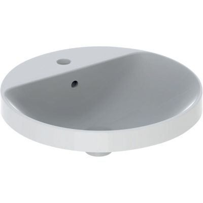 GEBERIT Variform håndvask 480x178mm nedfældning, keratect glasur, hvid