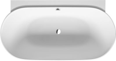 Duravit Luv badekar 1800x950mm back to wall med bensæt med sømløs panel