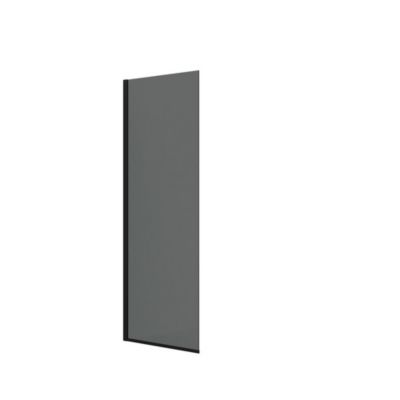 Dansani Væg h.197,8x77-79cm Sort profil/tonet glas