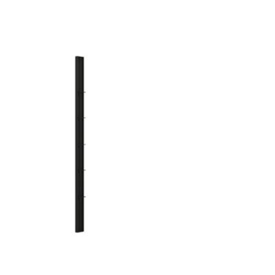 Dansani Tower 2 197,5x10x3,3cm Til model D, 5 hylder, sort