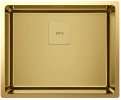 Intra Juvel LINEA køkkenvask 520x380x180mm nedf/plan/underl messing