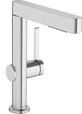 hansgrohe Finoris håndvaskarmatur 230 med udtræksbruser, 2jet og push-open