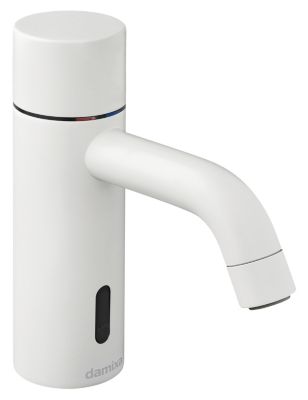 Damixa Silhouet håndvaskarmatur touchless small, til privat. Mat hvid