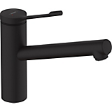 hansgrohe Zesis Lean M34 køkkenarmatur 150, 1jet mat sort
