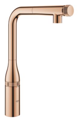 GROHE Essence Smart Control køkkenarmatur L-tud udtræksmousseur GROHE ZERO, warm sunset