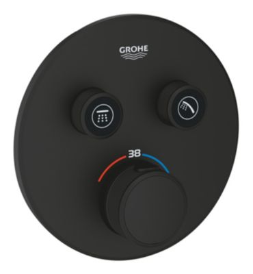GROHE GRT SmartControl termostat udv.dele 2SC phantom sort