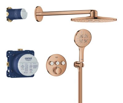 GROHE Grohtherm SmartControl term.Sampak 3SC Rund  warmed sunset