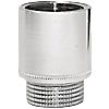 Altech haneforlænger 1/2" x 80 mm, muffe/nippel, krom