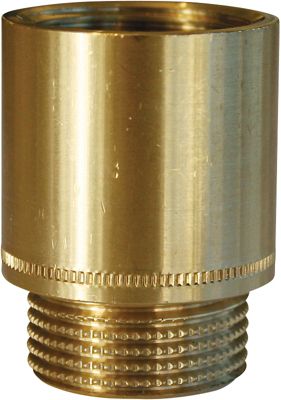 Altech haneforlænger 1/2" x 40 mm, muffe/nippel, rå messing