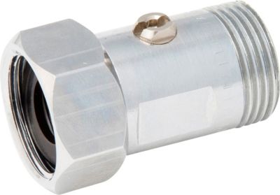 Broen Ballofix mellemstykke med afspærring 3/4". Krom